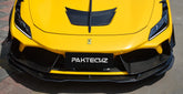 PAKTECHZ Carbon Fiber Front Hood Vent Trim for Ferrari F8 Tributo / Spider